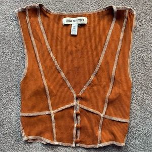 Urban outfitters tank with buttons down the front